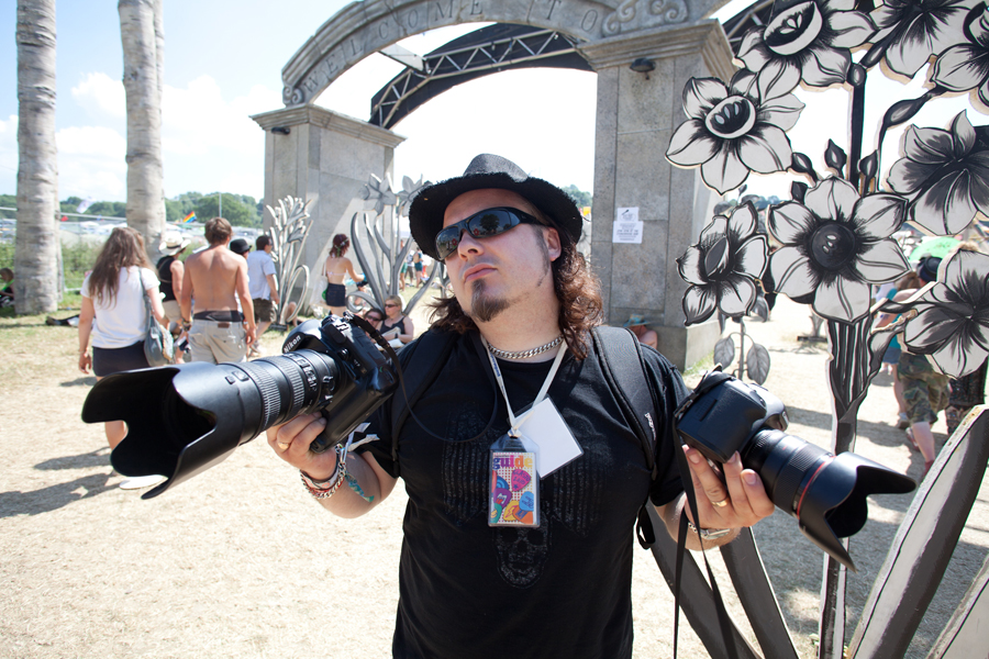 Atmostphere shots at Glastonbury 2010