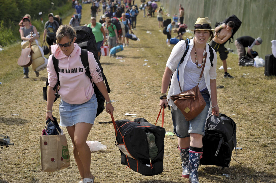 Glastonbury Festival 2010 – arrivals