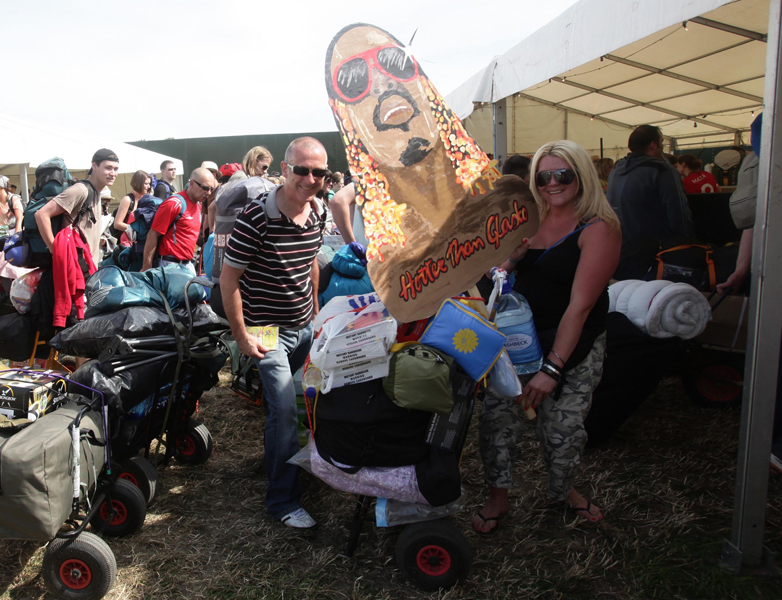 Glastonbury Festival 2010 – arrivals