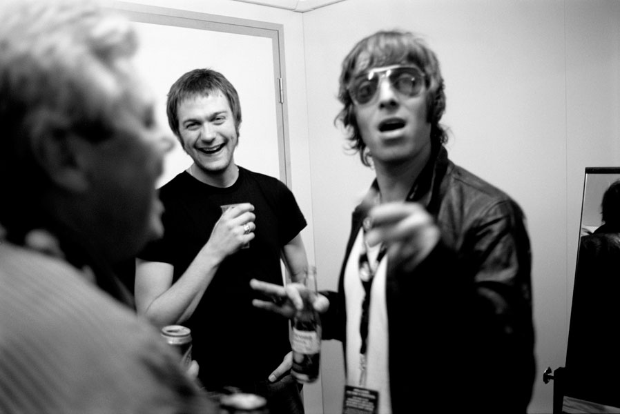 Tom Meighan and Liam Gallagher.