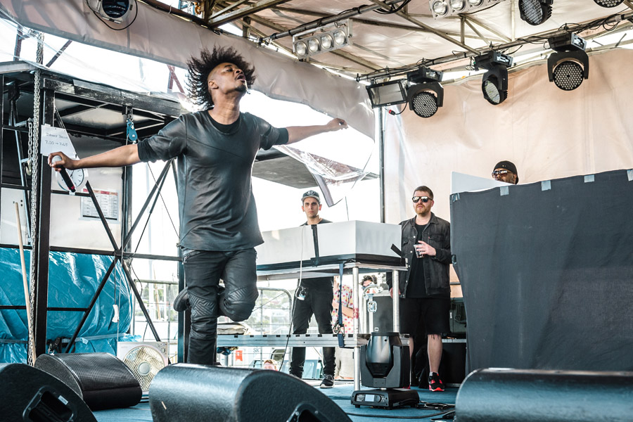 Danny Brown at Laneway Festival, Auckland (27/01)