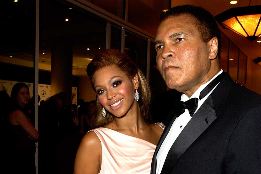 Beyoncé and Muhammad Ali