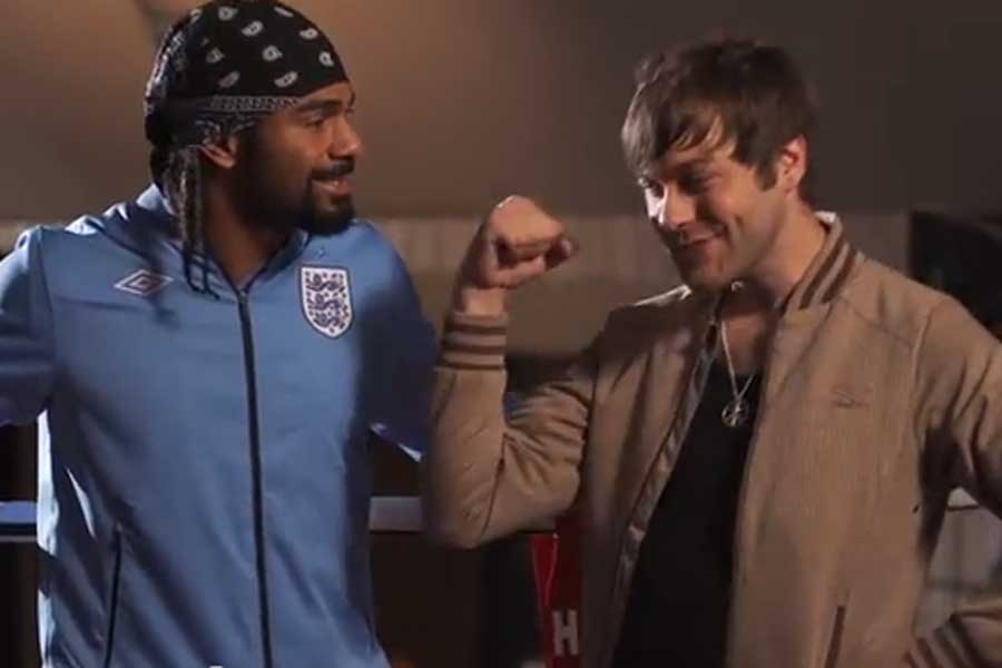 Kasabian’s Tom Meighan and David Haye