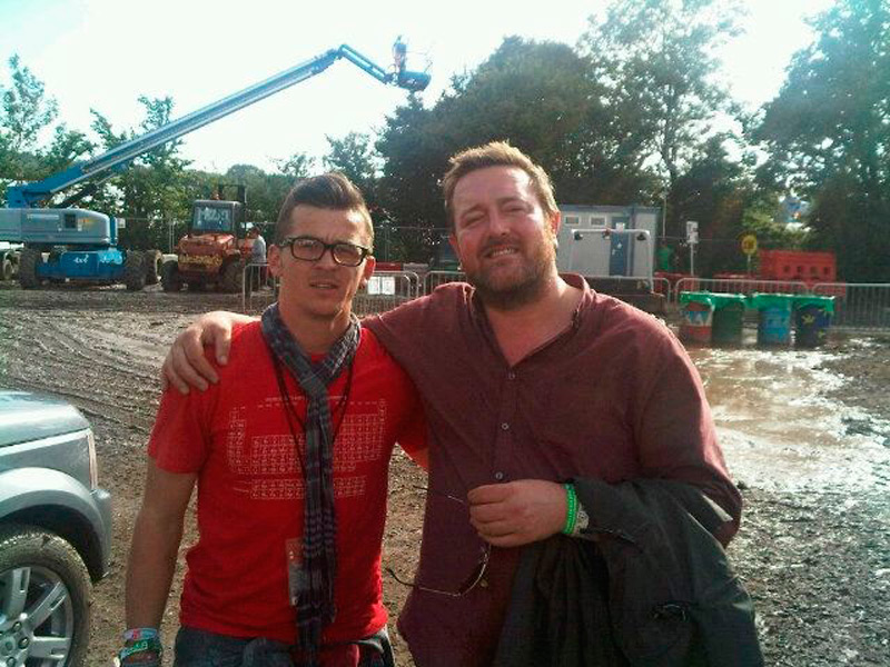 Joey Barton and Guy Garvey
