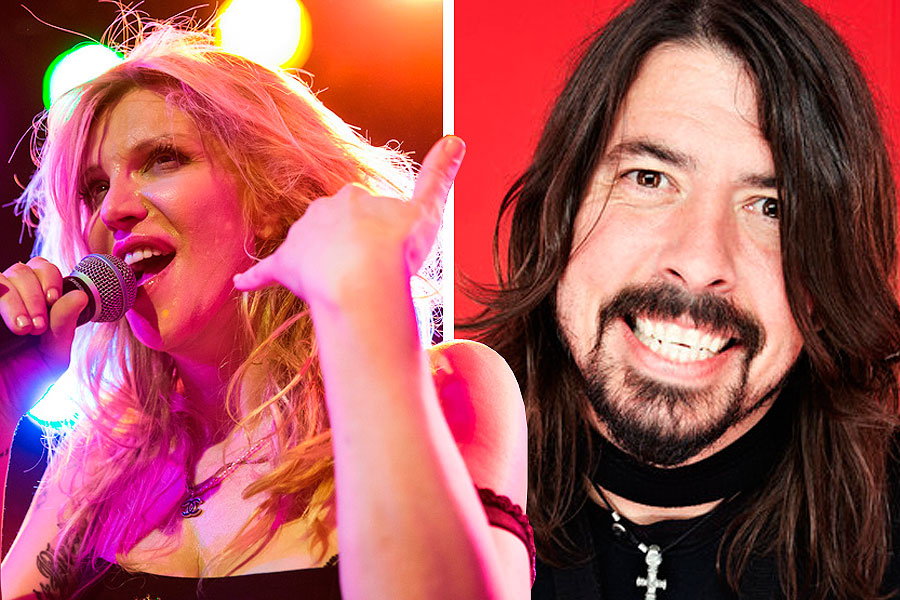 Courtney Love vs Dave Grohl