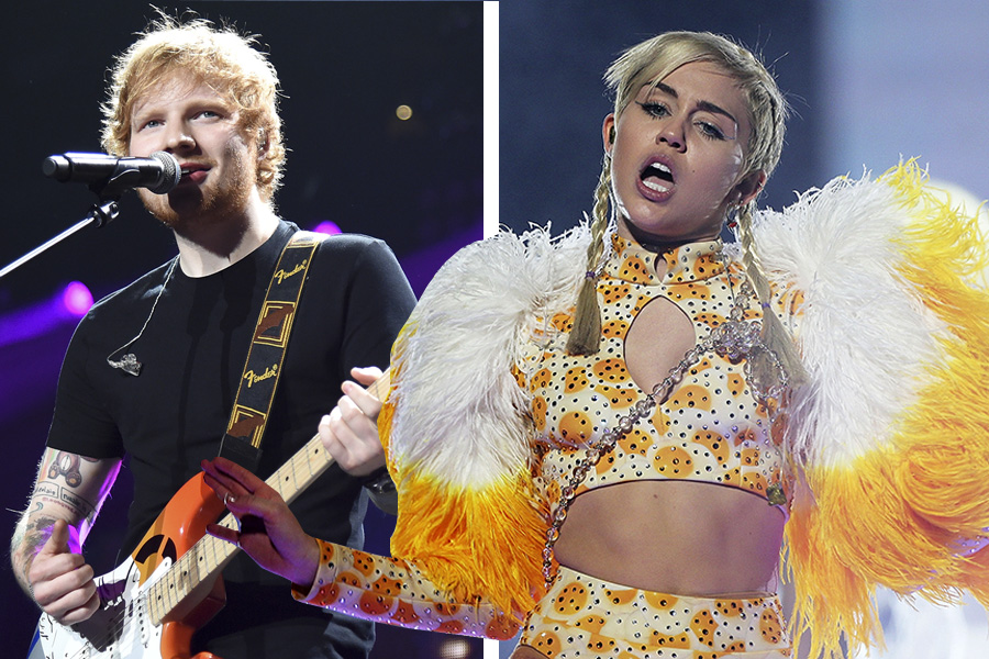 Miley Cyrus vs Ed Sheeran