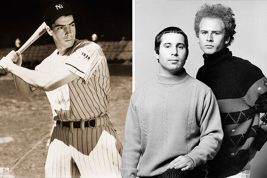 Simon and Garfunkel, 'Mrs Robinson' - baseball player Joe DiMaggio