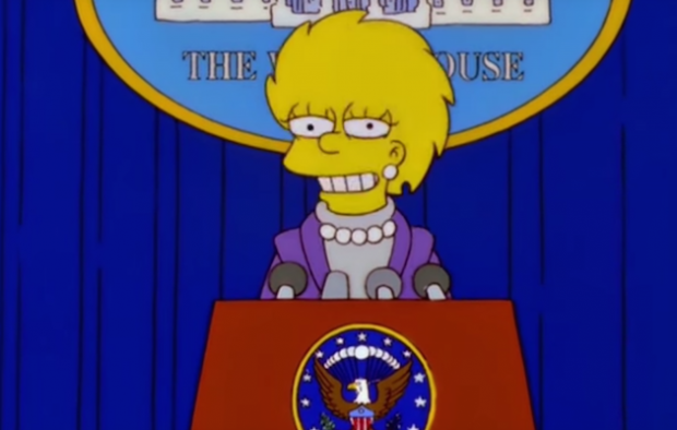 President Lisa Simpson