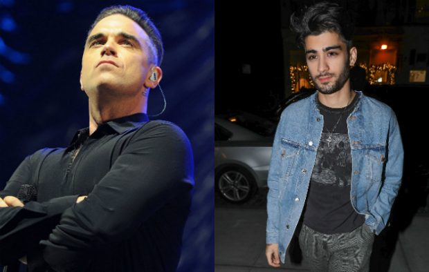 Robbie Williams Zayn Malik anxiety