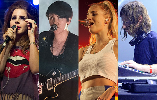 Lana Del Rey, The xx, London Grammar, Aphex Twin
