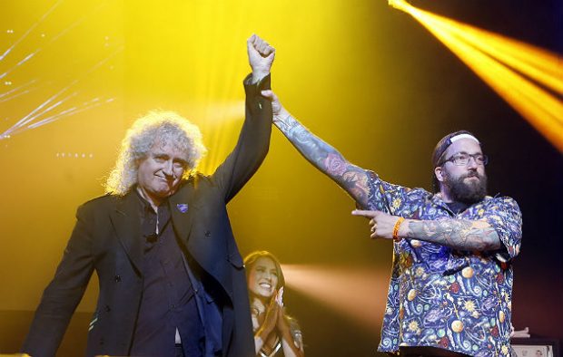 Brian May at the Metal Hammer Golden God Awards