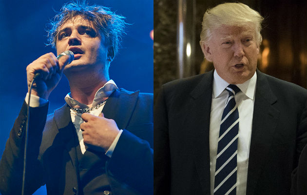 Pete Doherty and Donald Trump