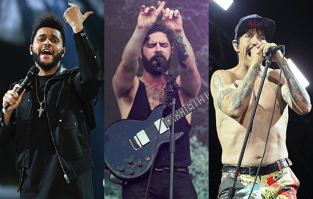 The Weeknd, Foals and Red Hot Chili Peppers