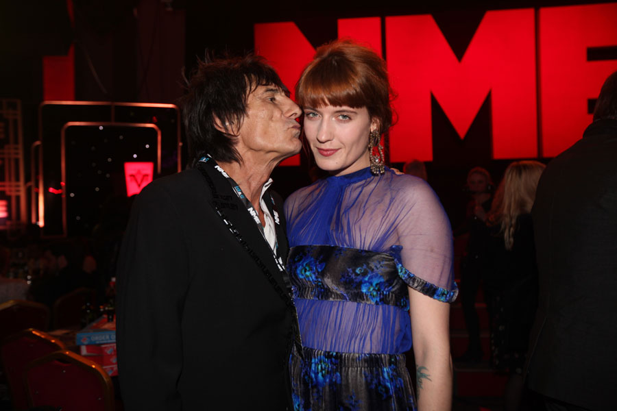 Ronnie Wood and Florence Welch (2013)