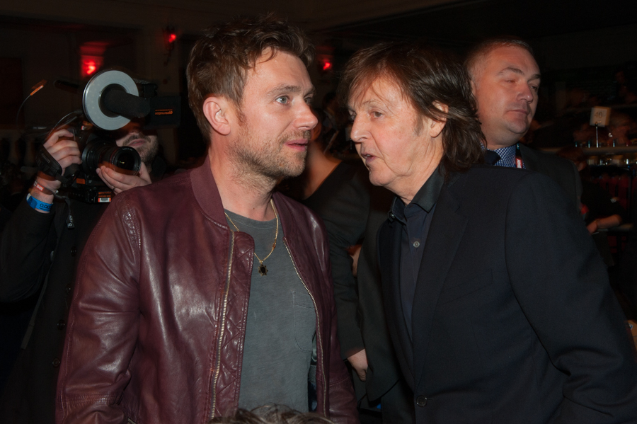 Damon Albarn and Paul McCartney (2014)