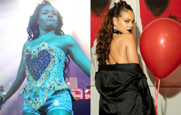 Azealia Banks and Rihanna