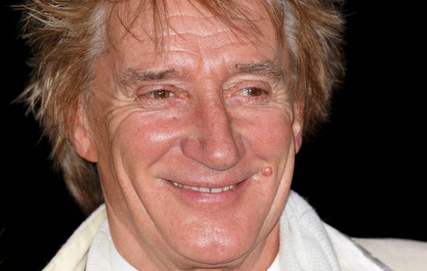 Rod Stewart drunk Scottish cup draw