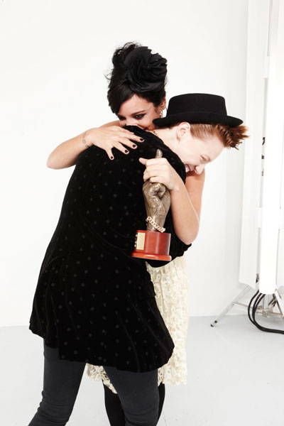 Lily Allen and Elly Jackson (2010)
