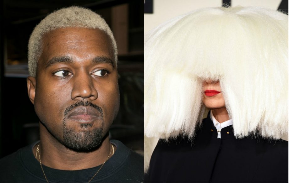 Sia Kanye West fur free yeezy