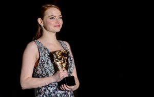 Emma Stone calls for unity as