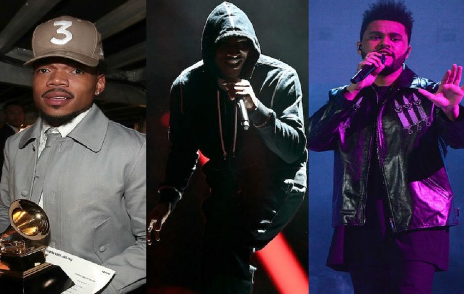 Chance The Rapper, Skepta, The Weeknd