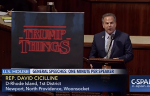 Congressman compares Trump's America to Stranger Things