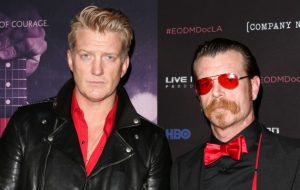 QOTSA's Josh Homme and Eagles of Death Metal's Jesse Hughes