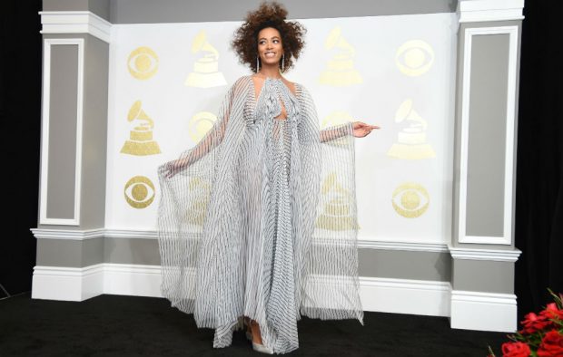 Solange at the 2017 Grammys