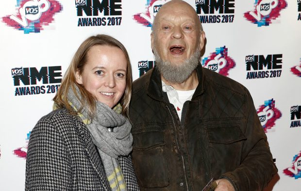 Emily and Michael Eavis at the VO5 NME Awards 2017
