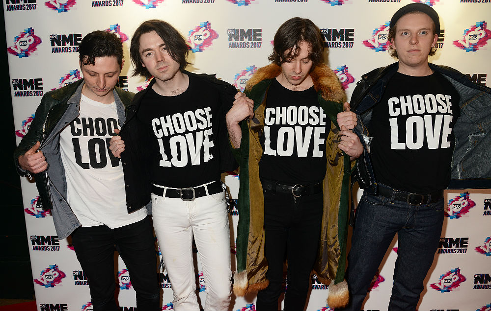 Peace at the VO5 NME Awards 2017
