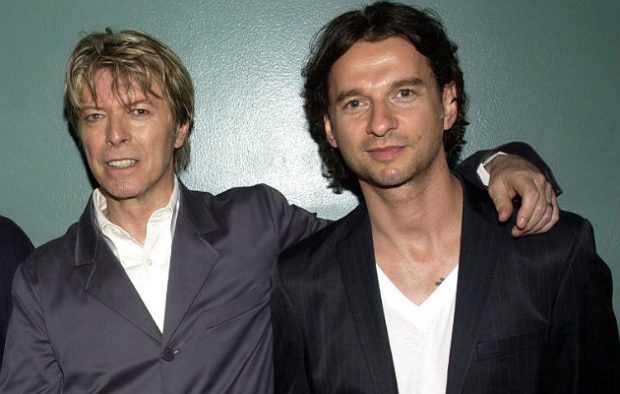 David Bowie and Dave Gahan