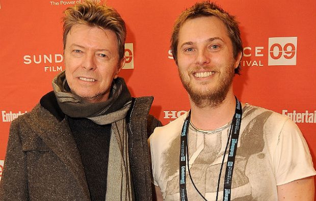 David Bowie and son Duncan Jones