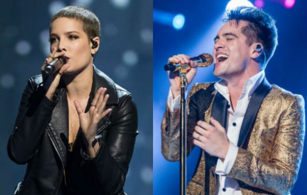 Halsey asks Brendan Urie about a Panic! At The Disco lyric.