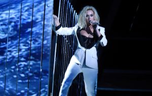Watch Katy Perry perform 'Chained To The Rhythm' during anti-Trump performance at 2017 Grammys