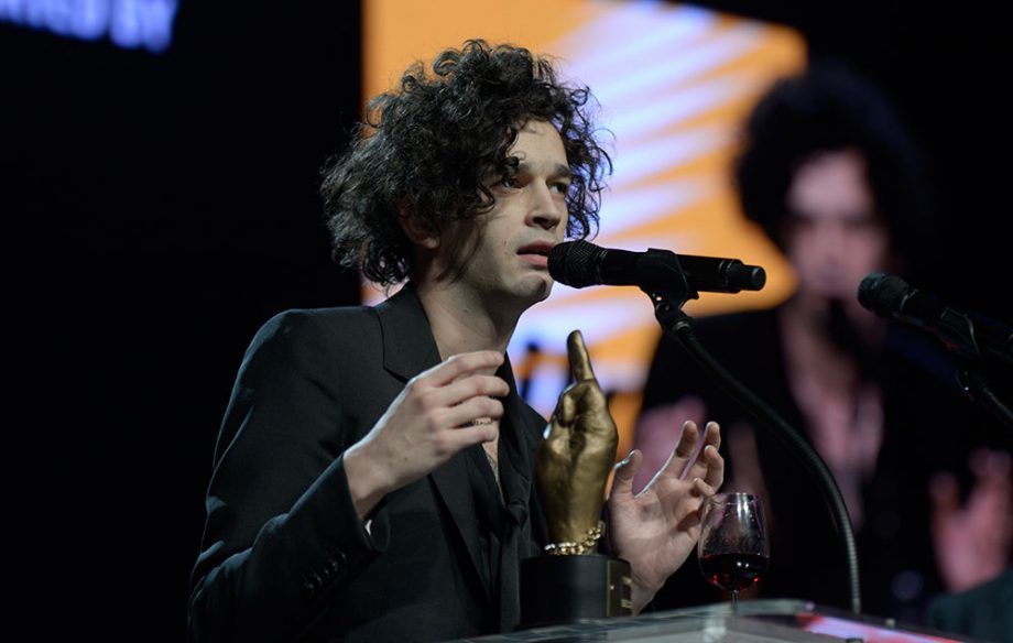 Matt Healy The 1975 NME Awards 2017