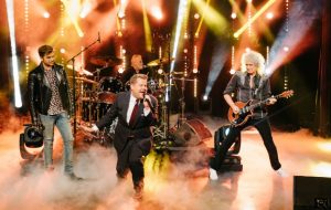 James Corden battles Adam Lambert to become Queen frontman