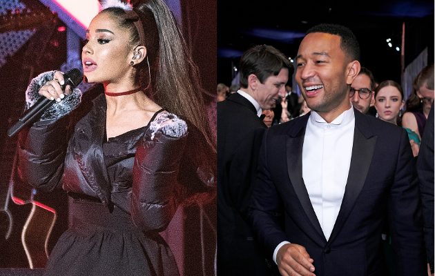 Ariana Grande and John Legend