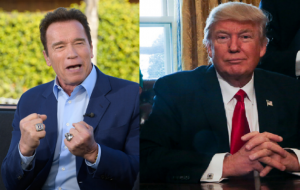 Arnold Schwarzenegger and Donald Trump