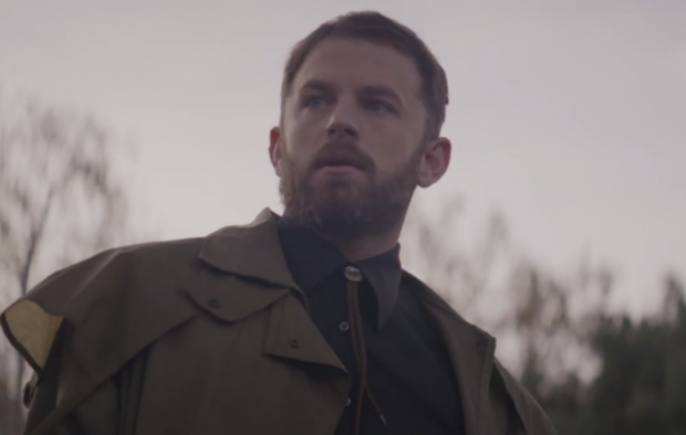 Caleb Followill in the video for 'Reverend'