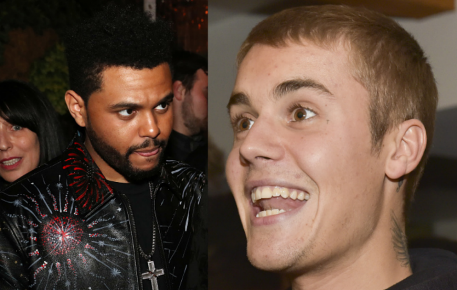 The Weeknd and Justin Bieber