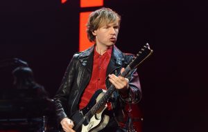 Beck performing