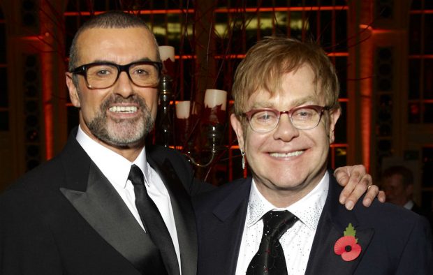 Elton John and George Michael