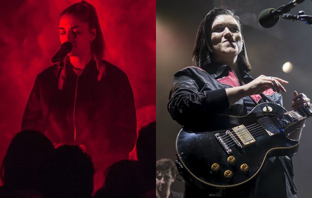 London Grammar's Hannah Reid and The xx's Romy Croft