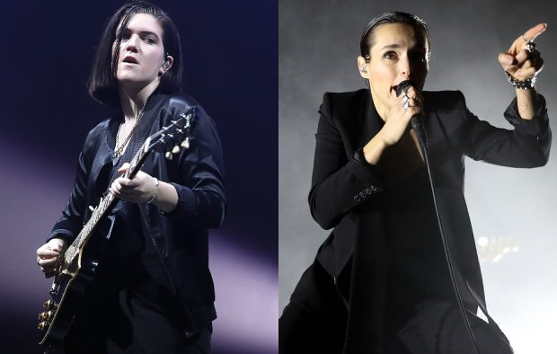 The xx's Romy Croft and Savages' Jehnny Beth