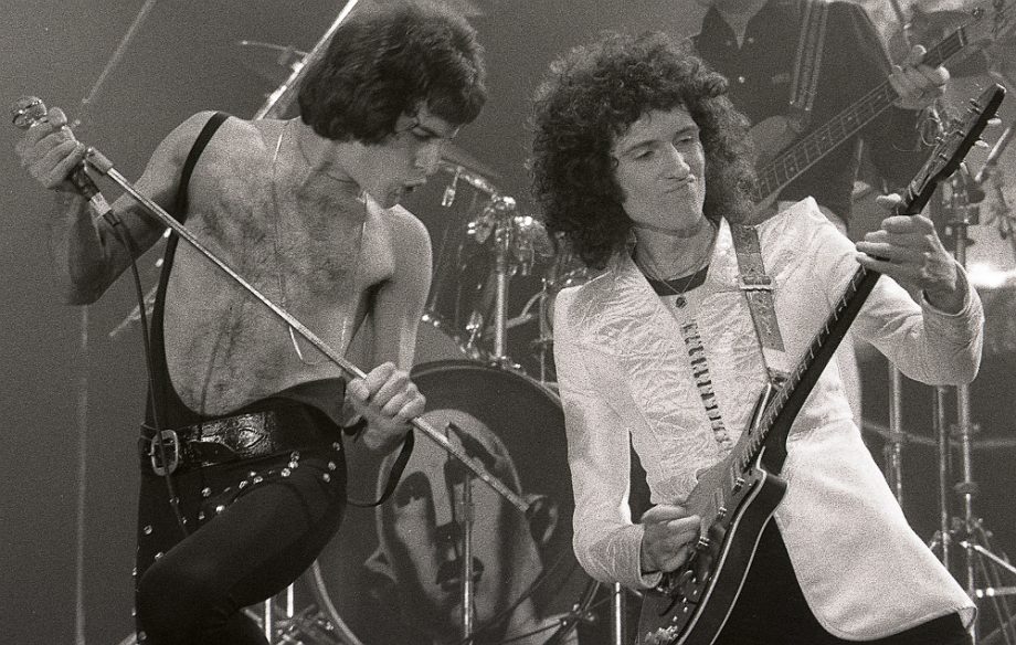 Freddie Mercury and Brian May