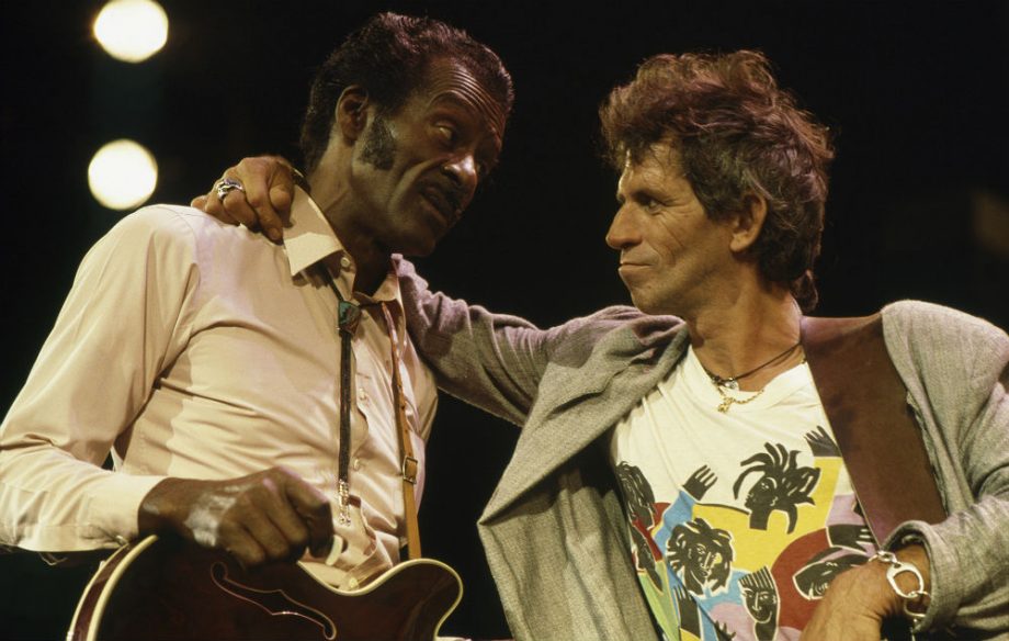 Chuck Berry and Keith Richards
