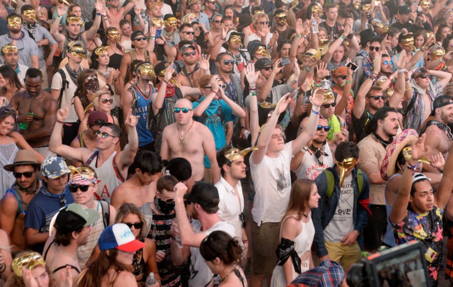 The Coachella crowd