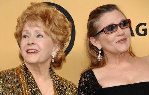 Debbie Reynolds and Carrie Fisher