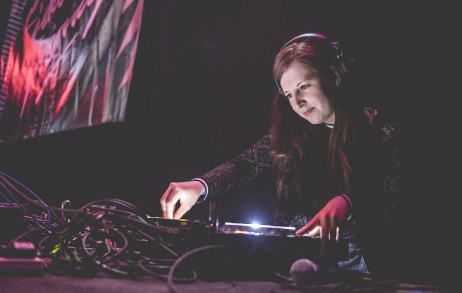 Abbie McCarthy DJs in Glasgow