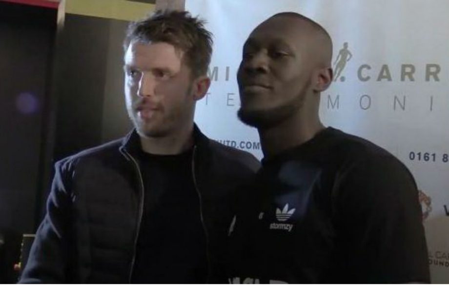 Michael Carrick and Stormzy